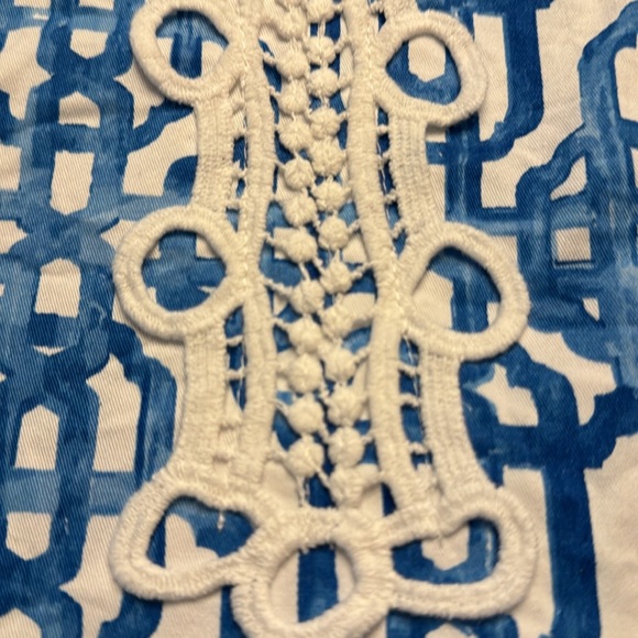 Mud Pie Women's sleeveless mini dress in geometric  Print size small - Picture 9 of 11